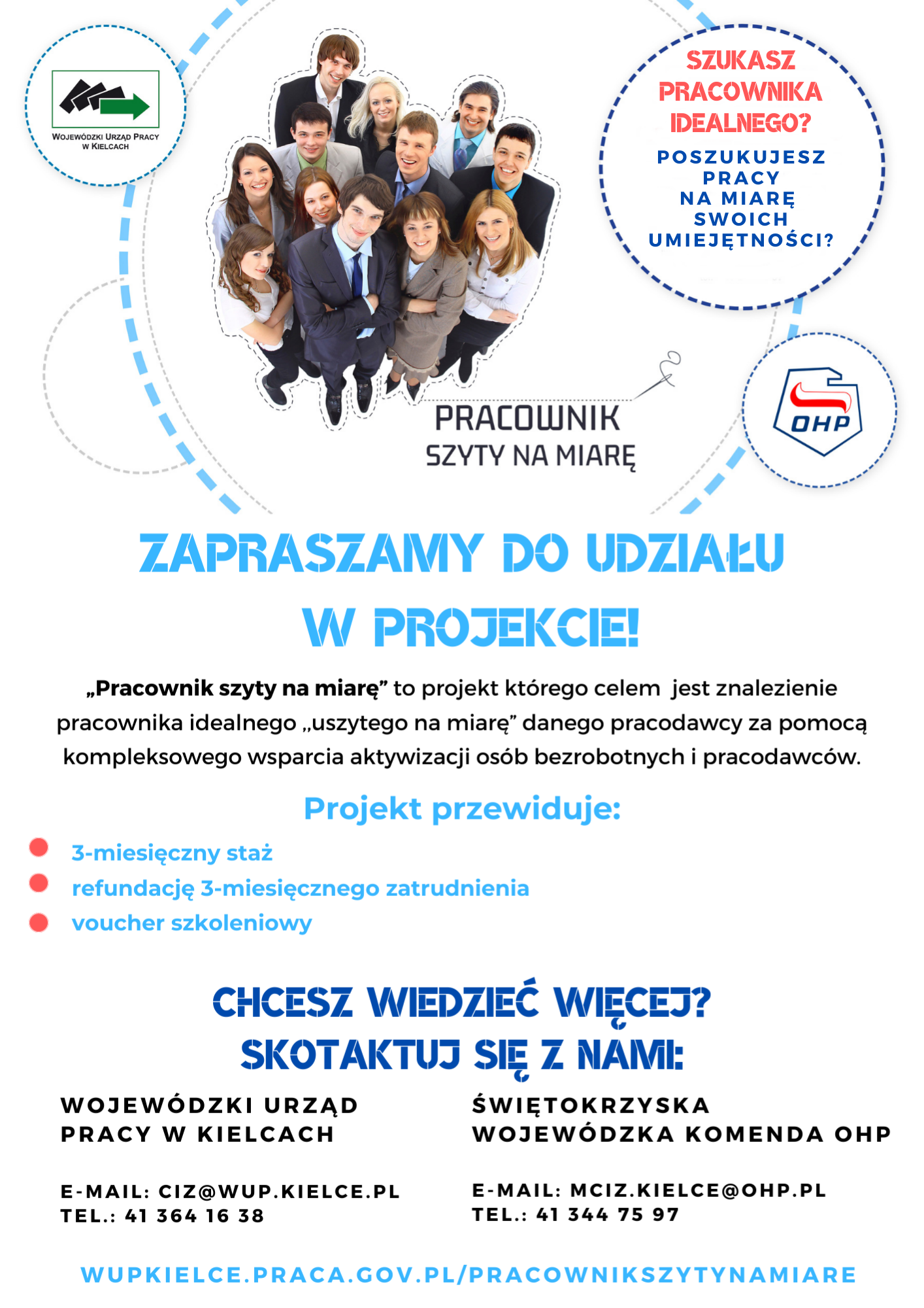 Pracownik szyty na miar plakat